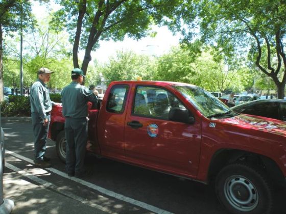 New truck used for "fogging."