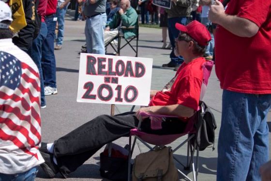 2010 Tea Party rally participant