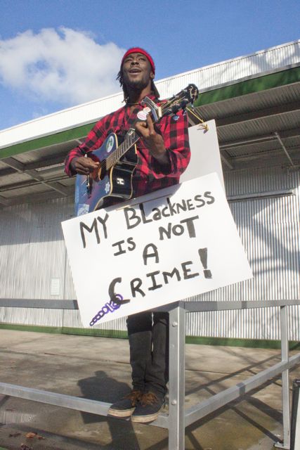 Jaquan Sayer, march organizer