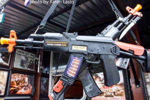 "Toy" semi-automatic gun for kids. Quote from gun show patron: "Isn't it cute!"