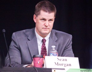 Current Vice-Mayor, Sean Morgan, endorsed by local Republican.