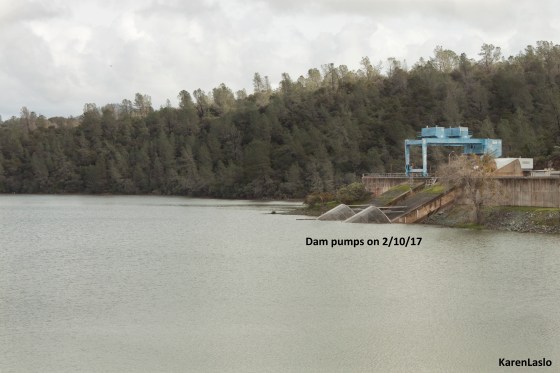 Dam pumps on Feb. 10th, 2017.