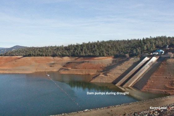 Dam pumps on Jan. 13th, 2014.